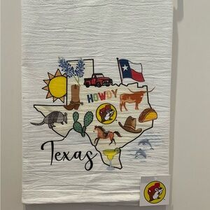 Texas Themed Embroidered Towel
